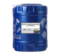 Mannol Huile moteur pour moto MN7812-10 semi-synthétique 4-Temps SAE 10W-40 API SN JASO MA/MA2 10 L