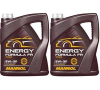 MANNOL Huile moteur O.E.M. 5W-30 Huile synthétique Huile ACEA A5/B5 API SN 7707 5 L (Lot de 2)