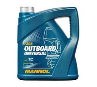 MANNOL Huile moteur hors-bord MN7208-4 – huile minérale API TC universelle 4 L