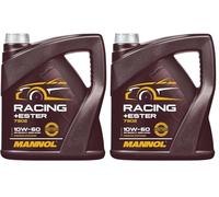 MANNOL Huile moteur RACING+ESTER 10W-60 Huile synthétique Huile ACEA A3/B4 API SN API CH-4 4 L (Lot de 2)