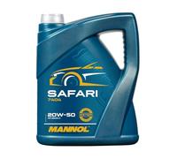 MANNOL Huile moteur SAFARI 20W-50 Huile de synthèse HC (Hydro-Cracked) API SN API CH-4 4 L Compatible avec HYUNDAI Tucson TL, TLE, TOYOTA Yaris 3/5 portes P9, CITROËN Jumpy I MPV U6U, NISSAN JUKE F15