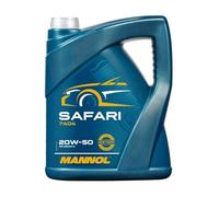 MANNOL Huile moteur SAFARI 20W-50 Huile minérale API SN API CH-4 5 L Compatible avec HYUNDAI Tucson TL, TLE, SUZUKI SWIFT IV FZ, NZ, NISSAN JUKE F15, TOYOTA Yaris 3/5 portes P9