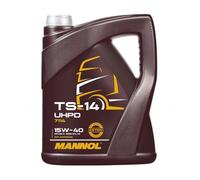 MANNOL Huile moteur TS-14 15W-40 Huile ACEA E7 ACEA E9 API SN API CJ-4 UHPD 5 L