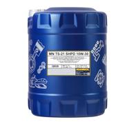 MANNOL Huile moteur TS-21 10W-30 huile ACEA E11 ACEA E8 API CK-4 API SN SHPD 10 L Compatible avec NISSAN Qashqai II J11, J11, SUZUKI SWIFT IV FZ, NZ, HYUNDAI i20 3/5 portes GB, IB