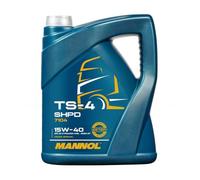 MANNOL Huile moteur TS-4 15W-40 Huile minérale Huile ACEA E7 A3/B3 A3/B4 API CF CF-4 CG-4 CH-4 CI-4 SL SHPD 5 L