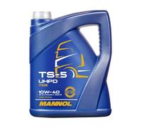 MANNOL Huile Moteur TS-5 10W-40 Huile ACEA E7 ACEA A3/B4 API CI-4 API CH-4 API SL UHPD 5 L, Brun Jaune