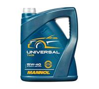 MANNOL Huile moteur UNIVERSAL 15W-40 Huile minérale Huile ACEA A3/B4 5 L