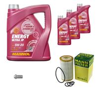 MANNOL Kit D’Inspection 8 L Huile 5W-20 Pour Chrysler Crossfire Roadster