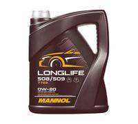 MANNOL Longlife 508/509 SAE 0W-20 Huile Moteur, API SP RC, 5 Litres