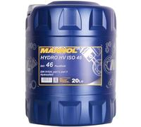 MANNOL MN2202-20 Huile pour hydraulique central 20L | Huile hydraulique de paraffine à haut indice de viscosité, protège contre l'usure et la corrosion en cas de fortes variations