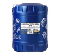 MANNOL MN2501-10 Huile de transmission 10L | Huile semi-synthétique multi-temps pour moteur, boîte de vitesses et hydraulique, démarrage à froid jusqu'à -30 °C