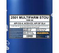 MANNOL Huile moteur Multifarm 10W-30 Huile 10 L