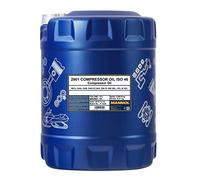 MANNOL MN2901-10 Huile pour compresseur 10L | Conforme à la norme DIN 51506 VBL VCL VDL et ISO DP 6521, également pour les systèmes hydrauliques, jusqu'à 220 °C