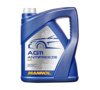MANNOL MN4111-5 Antigel 5L Bleu | Concentré à base d'inhibiteur minéral, conforme à AFNOR, ASTM, BSI, pour VW, BMW, etc. Protège contre les dépôts