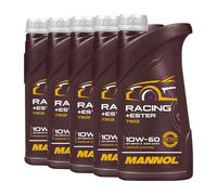Mannol Racing + Première 10W-60 Huile , Acea A3/B4, Api Sn / CH-4, 5x1 Liter