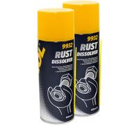 MANNOL Rust Dissolver Détartrant Antirouille Spray 2x 450 ml