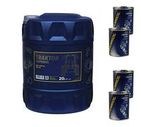 MANNOL Traktor Superoil Huile de moteur 15W-40 4xMotor Flush, 20 l