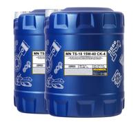 Mannol TS-18 SAE 15W-40 CK-4 Lkw-Motorenöl Api CK4, Acea E11 Acea E8, 2x10 Litre
