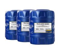 Mannol TS-9 Pro 10W-40 Huile , Acea E8, E11, Api CJ-4 / Sn, 3x20 Litre