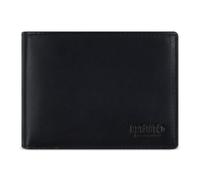 mano Don Andrea Porte-monnaie Protection RFID Cuir véritable 12 cm noir