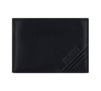 mano Don Antonio Porte-monnaie Protection RFID Cuir véritable 10 cm noir