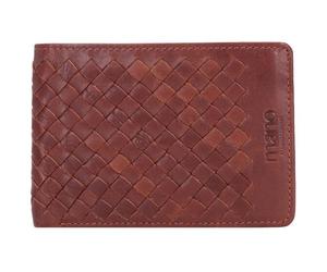 mano Don Luca Porte-monnaie en cuir 12 cm brun