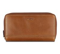 mano Don Montez Long Zip Wallet Large Cognac
