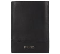 mano Don Romeo Porte-monnaie RFID cuir 9 cm noir