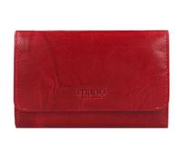 mano Donna Aurona Porte-monnaie RFID en cuir 14,5 cm rouge