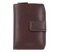 mano Donna Giulia Porte-monnaie Cuir véritable 13 cm brun