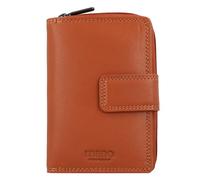 mano Donna Giulia Porte-monnaie en cuir 9 cm brun