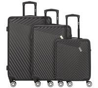mano Ensemble de bagages 'Don Carlo' noir, Taille One Size