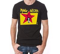Mano Negra Manu Chao King of Bongo 1991 Album Cover T-Shirt BlackL_2700 Black Graphic Unisex Tee Shirt Black 3XL
