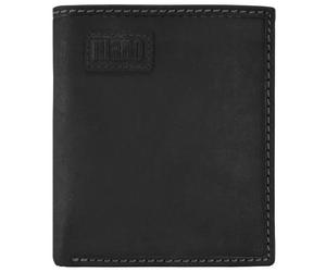 mano Nota Porte-monnaie en cuir 9 cm noir