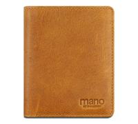 mano Porte-monnaie marron en cuir pour homme - Don Pietro Coin Wallet with Flap Cognac 188440
