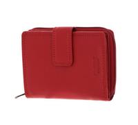 mano Porte-monnaie rouge en cuir pour femme - Donna Giulia Zip Wallet 182592