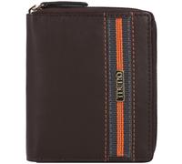 mano Porte-monnaies 'Don Leonardo' brun foncé / gris / orange, Taille XS-XL