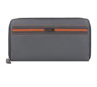 mano Porte-monnaies 'Don Leonardo' gris / orange, Taille XS-XL