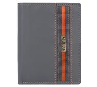 mano Porte-monnaies 'Don Leonardo ' gris / orange, Taille XS-XXL