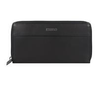 mano Don Romeo Porte-monnaie RFID cuir 18 cm noir