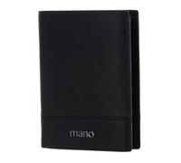 mano portefeuille Don Romeo Vertical wallet with flap Black