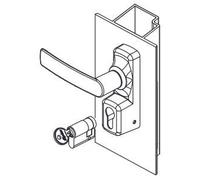 Manoeuvre extérieur Oltre à cylindre démontable Blanc 9010 FAPIM livré sans cylindre - 8568BS_32