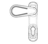 Manoeuvre extérieur Oltre FAPIM - blanc 9010 - 8572A/32