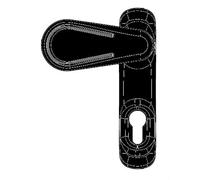 Manoeuvre extérieur Oltre FAPIM - Noir 9005 - 8572A/37