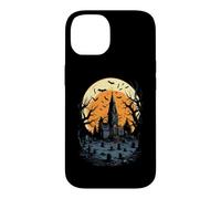 Manoir hanté : Halloween Effrayant Coque pour iPhone 14