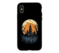 Manoir hanté : Halloween Effrayant Coque pour iPhone X/XS