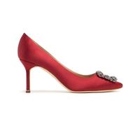 Manolo Blahnik - Décolleté - Femme - Chaussures - Rouge - Taille: 39 EU
