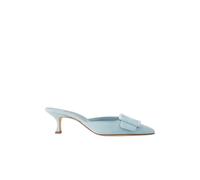 Manolo Blahnik, Femme, Chaussures, Bleu, Taille: 37 EU Maysale 50 Mule