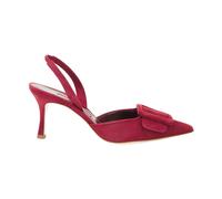 Manolo Blahnik, Femme, Chaussures, Rose, Taille: 38 EU Maysli 70 Suede Escarpins