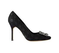 Manolo Blahnik - Hangisi 105 - Femme - Chaussures - Noir - Taille: 38 1/2 EU
